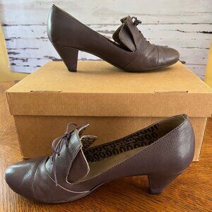 Fly London Purple Oxford Heels